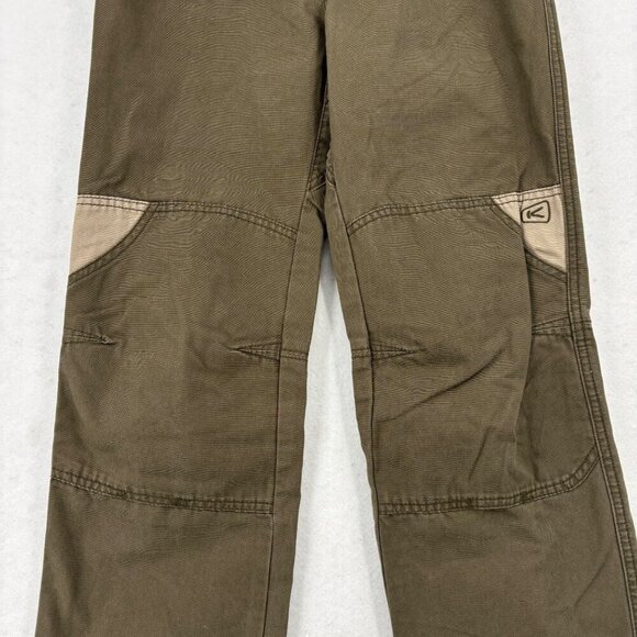 Keen Pull On Pants Boys XL Olive Green Reinforced Knees Elastic Waist Cotton - Picture 5 of 12